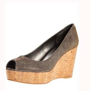Stuart Weitzman Anna style heeled wedge shoes